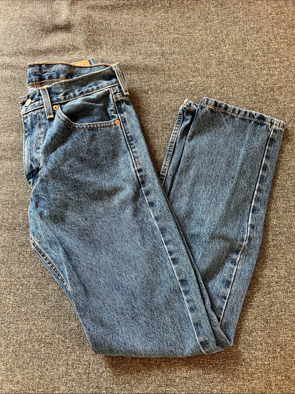 Levi's Men's Straight Jeans in Blue Denim
